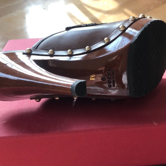 Gucci Runway Clogs NEW 38.5 - Picture 3 of 5